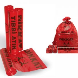 TIBBİ ATIK TORBASI JUMBO BOY 80*110 cm (10 RULO)